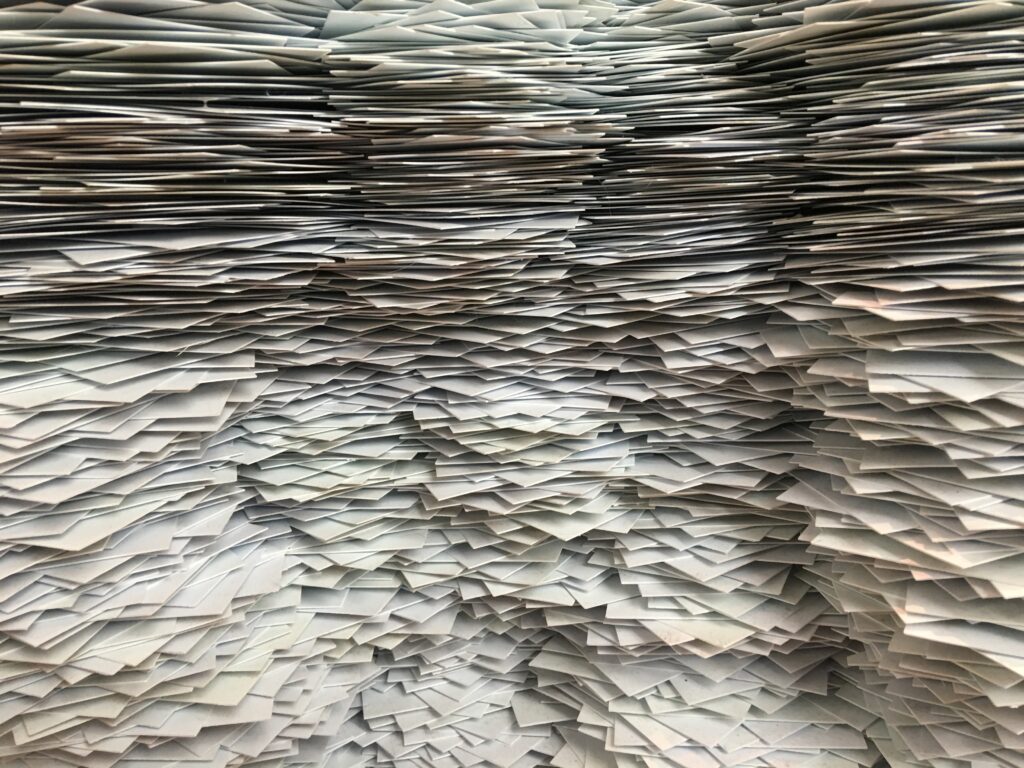 A stack of paper