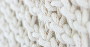 A woven material showing the integration of different systems