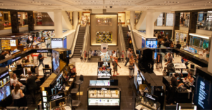 A retail store selling multiple brands